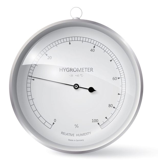 calibrating hygrometer